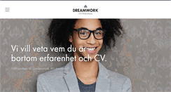 Desktop Screenshot of dreamwork.se