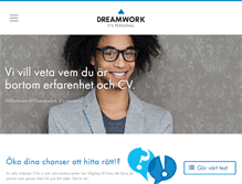 Tablet Screenshot of dreamwork.se